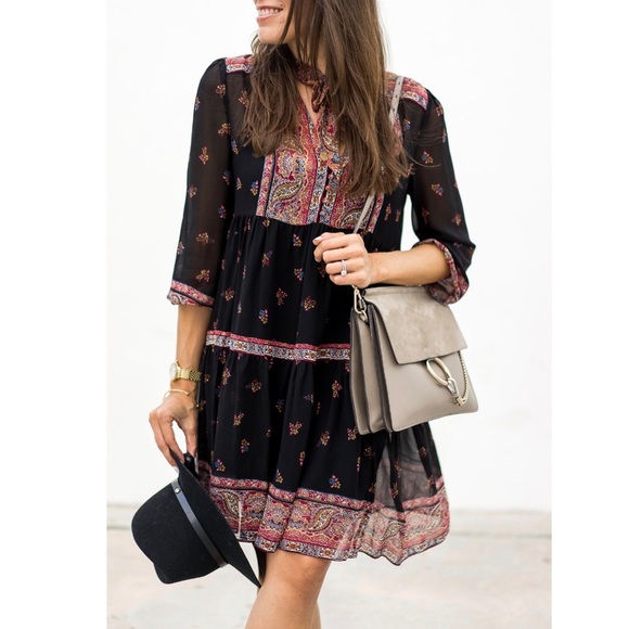 Joie Dresses & Skirts - Joie Alpina Silk Printed Dress